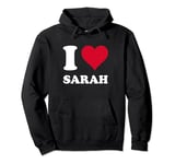 Red Heart I Love Sarah Pullover Hoodie