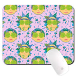 ERT GROUP Original And Officially Licensed By Rick and Morty Mouse Pad for PC, Pattern Rick and Morty 022 Pink, Computer Mouse Mat, Non-Slip, 220 mm x 180 mm