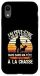 Coque pour iPhone XR Cadeau idée Drôle Chasseur Homme Chasseur Humour Chasse