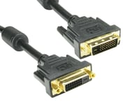 5m DVI-D Dual Link Extension Cable 24+1pin dual link DVI-D extension cable