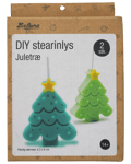 DIY Stearinjus Julgran med stjärna