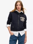 Superdry Athletic Essentials Relaxed Crop Zip Hoodie