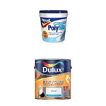 Polycell Multi-Purpose Polyfilla Ready Mixed, 1 Kg Easycare Washable and Tough Matt (White Mist)