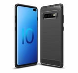 For Samsung Galaxy S10 5G Case Carbon Fibre Gel Cover Ultra Slim Shockproof