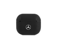 Coque pour Airpods 3 en Cuir Anti-Choc Mercedes Benz Noir