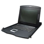 Planet 17" 8-Port Combo VGA LCD