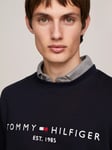 Tommy Hilfiger Adaptive Logo Jumper, Navy