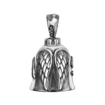 Bell Angel Wing Knight Bell Letters Avaimenperä Moottoripyörä Polkupyörä Ratsastus Guardian Bell 1 kpl hopea IC