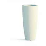 Monacis - Vase Polymère Stilo Rond Blanc - ø 33 cm. - h 70cm.