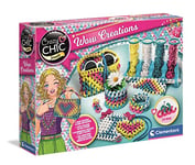 Clementoni - 18540 - Crazy Chic - WOW Creations - jewellery craft for kids from 7 years and older - jewellery girl - Made in Italy ,Multi-coloured