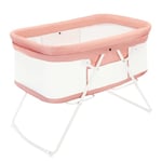 UBRAVOO Lit bébé 2 en 1, Berceau et Berceau, lit de Voyage Pliable Facile avec Matelas Inclus, Berceau Multifonction à Bascule pour Nouveau-né