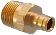 Uponor Q&E 20X3/4'' Ovg.Np. - Fremst. Af Dzr Messing. Kun Til Uponor Pex-A Rør