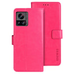 Motorola Edge 30 Ultra 5G / X30 Pro 5G - IDEWEI læder cover / pung - Rosa