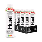 Huel Ready-to-Drink Meal | Strawberries & Cream Protein Drink | Not Just A Meal Replacement | Complete Nutrition, Plant-Based, Gluten-Free | 20g Protein Per Bottle | (8x 500ml bottles)