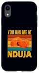 iPhone XR You Had Me At Nduja Sausage Funny Retro Italian Food Lover Case