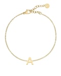 Letter Bracelet A-Ö Gold