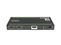 NÖRDIC 8K HDMI 2.1 Switch och Extractor 2 till 1 8K60Hz 4K120Hz CEC HDR Dolby Atmos, True HD, Digital Plus, DTS-HD Master