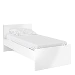 Furniture To Go Naia Bed 90x190 White high gloss White High Gloss