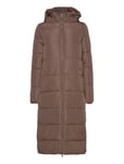 Onlanna X Long Hood Puffer Coat Cs Otw Brown ONLY