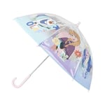 CERDÁ LIFE'S LITTLE MOMENTS Parapluie à bulles Frozen- Ouverture manuelle - Impression Elsa, Anna et Olaf - 100% POE avec armature en fibre de verre - Produit original conçu en Espagne