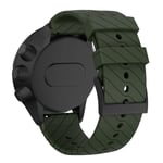 Suunto 9/9 Baro Koppar Blixtmönster Silikonarmband Mossgrön