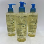 3 X Bioderma Atoderm Cleansing Oil Normal to Very Dry Skin 200ml- FREE DELIVERY