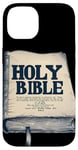 iPhone 14 Pretty Holy Bible Outfit for Books and Christ Lovers Case