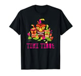 Retro Tiki Bar Design Tiki Time T-Shirt