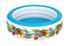 Puhallettava lastenallas Bestway Family Fun Pool, 196x53 cm, Sininen/Värillinen