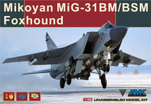 Mikoyan Mig-31bm / Bsm Foxhound Fighter 1:48 Plastique Model Kit