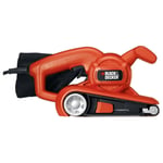 Black and Decker 240V Electric Belt Sander 75mm x 457mm Orange/Black- KA86-GB