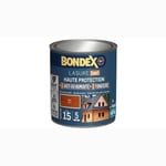 BONDEX - Lasure 2en1 Indice 15 / 5 ans - Teck - Satin - 1L