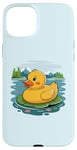 iPhone 15 Plus Cute Yellow Rubber Ducky Little Bath Toy Duck Case