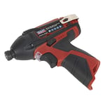 Sealey Cp1203 Impact Driver 12 V 1/10,2 cm hexagonale Drive 80 Nm Corps seul