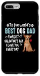 Coque pour iPhone 7 Plus/8 Plus Chihuahua Best Dog Dad Valentines Day Funny Puppy