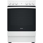 Indesit 60cm Single Oven Gas Cooker - White