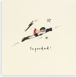 Super Dad! Pencil Shavings Handmade Greetings Cards Birthday, Father's Day.