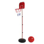 Indoor Outdoor Mini Basketball System Backboard Basket Ball Kit Kids Toy Se FS