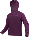 Endura MT500 Vattentät Jacka Aubergine - Storlek Small