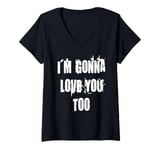 Womens Love You Too V-Neck T-Shirt