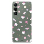 Coque Compatible avec Samsung Galaxy S23 - Hello Kitty Patron Flower