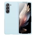 Samsung Galaxy Z Fold5 (5G) Hard Plast Bakdeksel - Lyse Blå