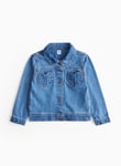 Tu Heart Pocket Denim Jacket 1-2 years Years female