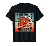 Fish dangerous waters fierce cartoon sharp teeth underwater T-Shirt