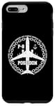 Coque pour iPhone 7 Plus/8 Plus P-8 Poseidon Avion militaire style vintage avant et arrière