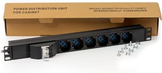 Multiprise Alimentation Pour Rack 19"" Avec 6 Prises Schuko Magnétique, Câble 3 M[MUL212648]