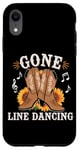 Coque pour iPhone XR Gone Line Dancing Musique country western Line Dancer