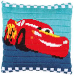 Vervaco Long Stitch Cushion Kit Disney Cars, Cotton, Multi-Color, 25 x 25 x 0,3 cm