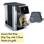 Aurora Hot only Drip Tray with 2 Dual Hooks (no grill), AUH011, Spare Part