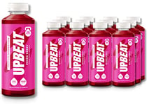 UPBEAT Protein Water Hydration 12 x 500ml - Mixed Berry, 10g Protein, BCAA, Clear Whey Protein Isolate, Lactose Free & Sugar Free, Low Calorie Protein Drink